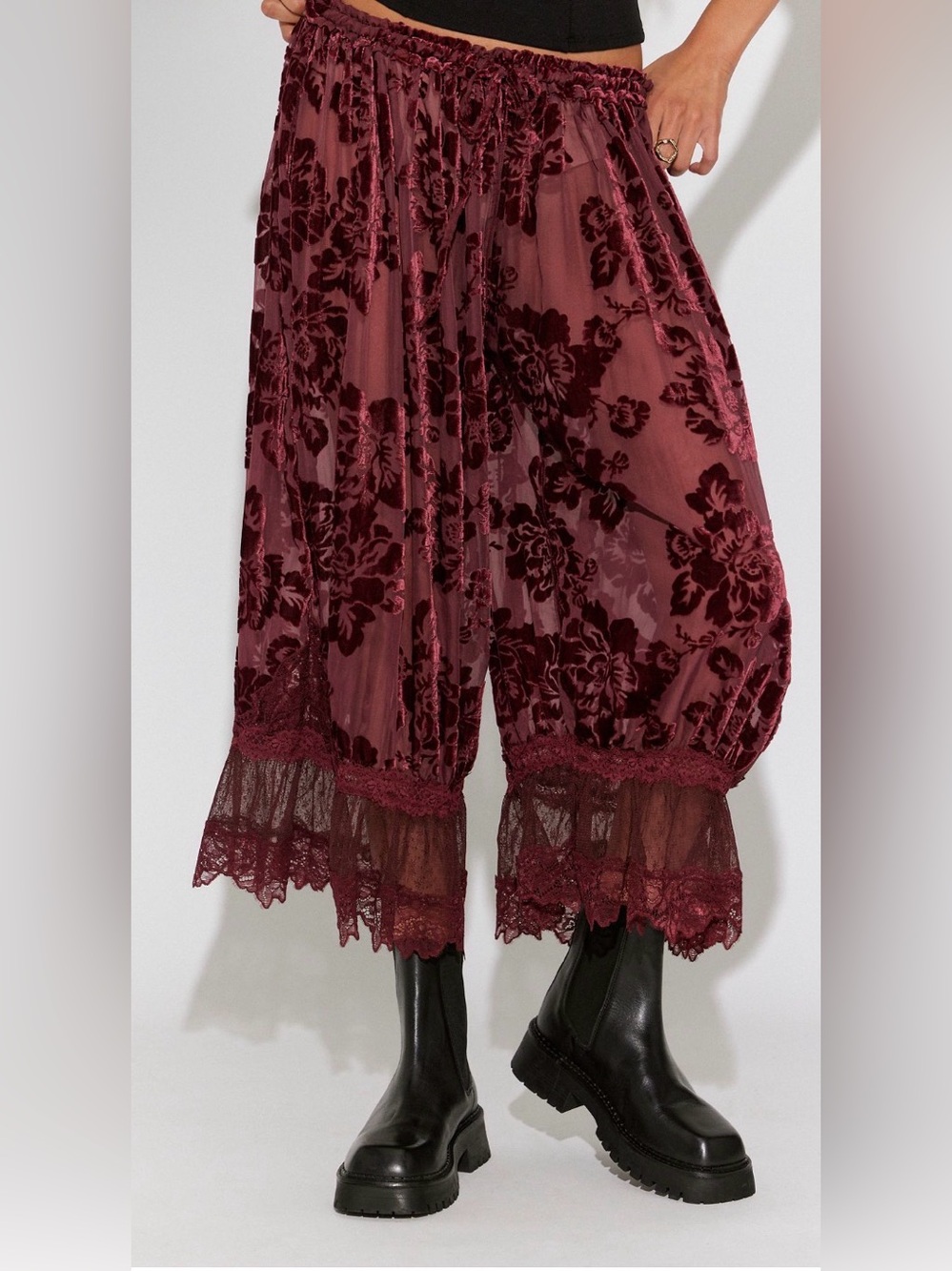 Free people Forever young burnout pants Bloomers - Picture 6 of 12